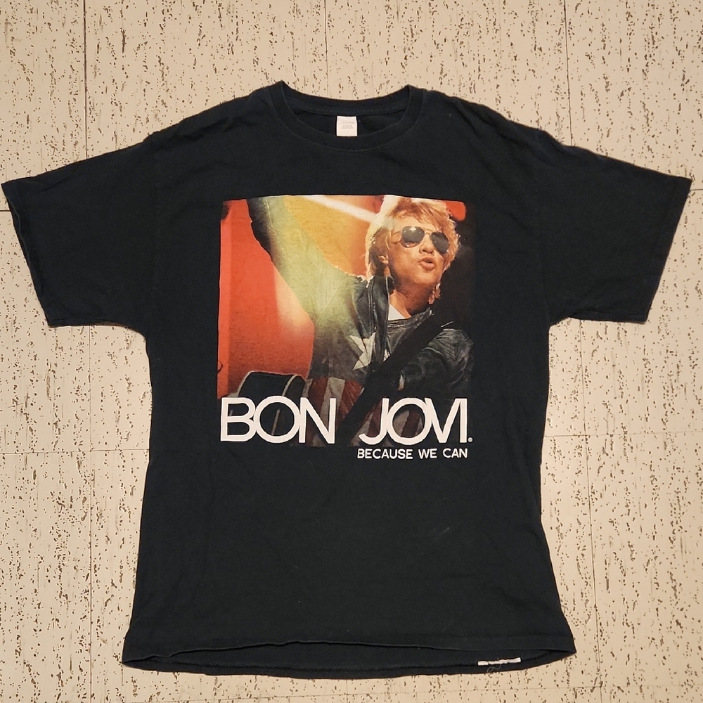 Bon Jovi Because We Can 2013 North American World Tour Full Graphic T Shirt